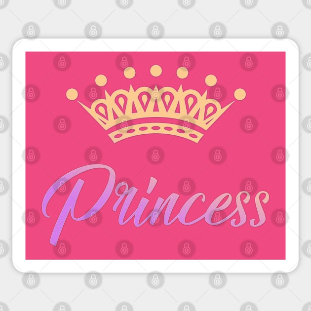 princess Sticker by richhwalsh